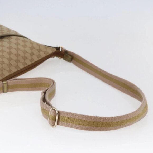 GUCCI GG Canvas Shoulder Bag Beige Gold 145857 Auth ep11216 - Picture 8 of 16